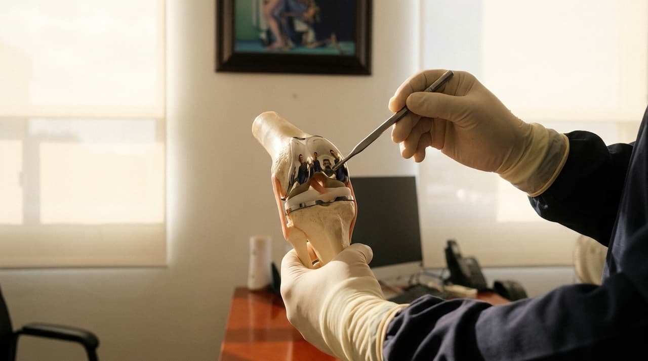 Reemplazo total de rodilla con prótesis premium — Dr. Armando Cárdenas, Mérida